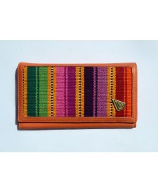 Lady�s Wallet Dalhia Orange With Aguayo